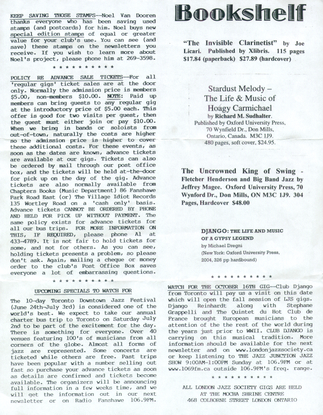 May/Jun, 2005 LJS Newsletter Page Two