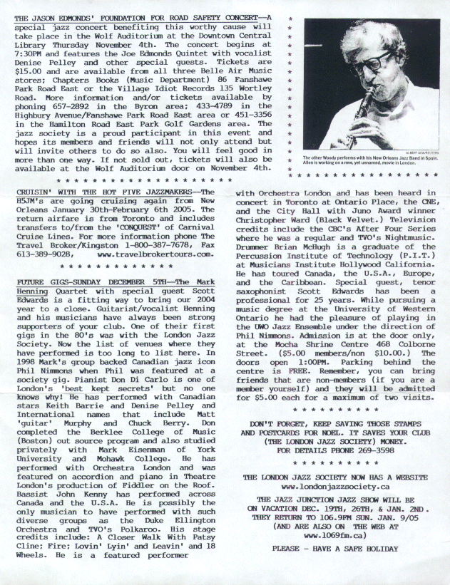 Nov/Dec, 2004 LJS Newsletter Page Two